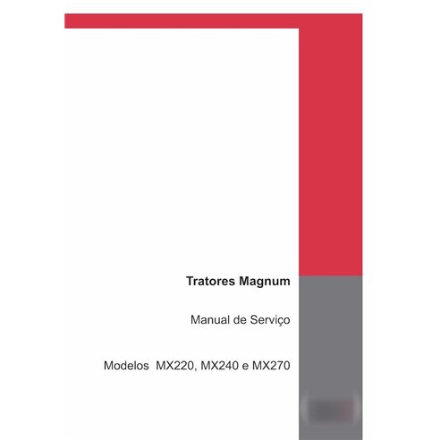 Case Magnum MX220, MX240 et MX270 tracteur pdf manuel d'entretien PT