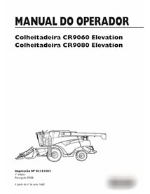 New Holland CR9060, CR9080 cosechadora pdf manual del operador PT