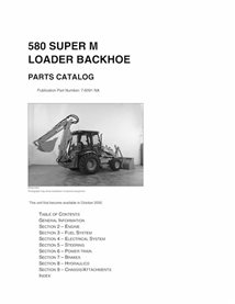 Case 580SM retroexcavadora pdf catalogo de repuestos