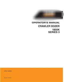 Case 1850K Tier 3 bulldozer pdf manual del operador