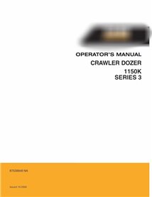 Case 1150K série 3 bulldozer sur chenilles pdf manuel de l'opérateur