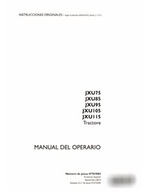 Case IH JXU75, JXU85, JXU95, JXU105, JXU115 tractor pdf operator's manual ES