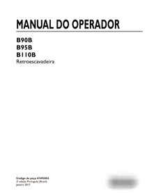 New Holland B90B, B95B, B110 backhoe loader pdf operator's manual PT