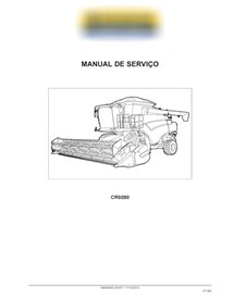 New Holland CR6080 cosechadora pdf manual de servicio PT