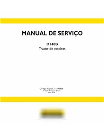 Manuel d'entretien pdf du bouteur sur chenilles New Holland D140B PT
