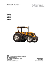 Valtra A800R, A850R, A950R, A990R trator pdf manual do operador PT - Valtra manuais - VALTRA-ACX2623420