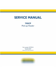 Manual de servicio del cabezal New Holland 790CP