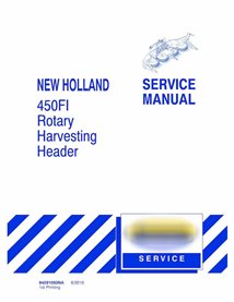 Manual de serviço da plataforma New Holland 450FI