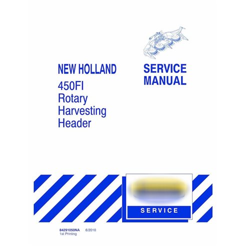 Manual de serviço da plataforma New Holland 450FI