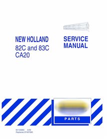 New Holland 82C, 83C CA20 header  service manual 