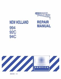 New Holland 994, 92C, 94C header  repair manual 