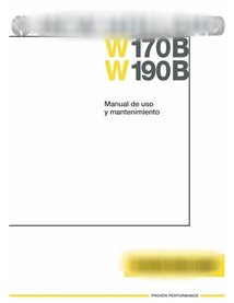 Manual del operador del cargador de ruedas New Holland W170B, W190B ES