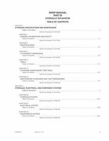 Manuel d'atelier pdf de la pelle hydraulique New Holland EH27B