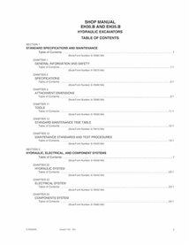Manual de taller pdf de la excavadora hidráulica New Holland EH30B