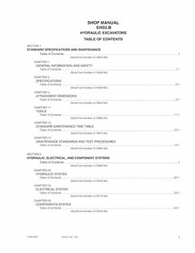 Manual de taller pdf de la excavadora hidráulica New Holland EH50B