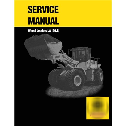 New Holland LW190B wheel loader pdf workshop manual 