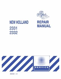 Manuel de réparation pdf de la faucheuse-conditionneuse New Holland 2331, 2332
