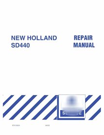 Manuel de réparation pdf pour perceuse pneumatique New Holland SD440