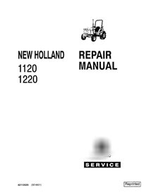 Manuel de réparation pdf scanné pour tracteur New Holland Ford 1120, 1220