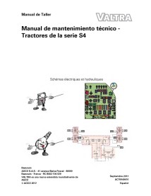 Valtra S274, S294, S324, S354, S374, S394 tractor pdf libro de servicio técnico ES - Valtra manuales - VALTRA-ACT0040410