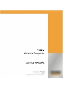 Compactador vibratorio Case 752EX manual de servicio en pdf