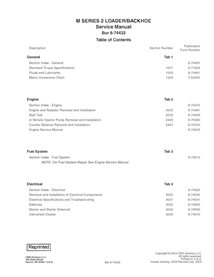Caso 580M, 580SM. Manual de serviço em pdf da retroescavadeira 580SM+, 590SM Série 2