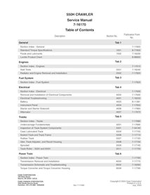 Manuel d'entretien pdf du bouteur sur chenilles Case 550H