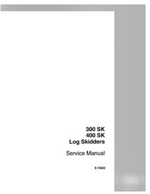 Manual de servicio en pdf del minicargador Case 300SK, 400SK