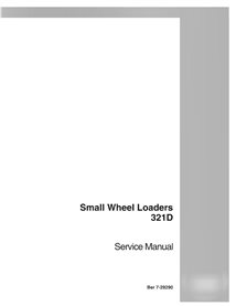 Manuel d'entretien pdf de la chargeuse sur pneus Case 321D