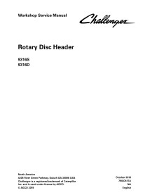 Challenger 9316S, 9316D cabezal de disco giratorio pdf manual de servicio de taller - Challenger manuales - CHAL-79037417A
