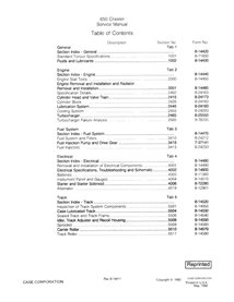 Manual de serviço em pdf do trator de esteira Case 650