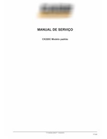Manuel d'entretien pdf de l'excavatrice Case C220C PT