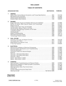 Manuel d'entretien pdf de la chargeuse sur pneus Case W30