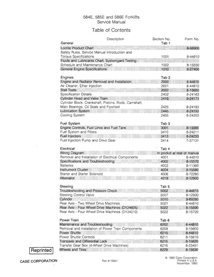 Case 584E, 585E, 586E forklift pdf service manual 