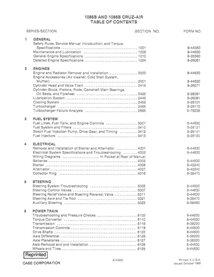 Manuel d'entretien pdf pour excavatrice Case 1085B, 1086B