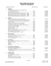 Case 1080, 1080B excavator pdf service manual 