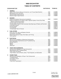 Case 880D excavator pdf service manual 