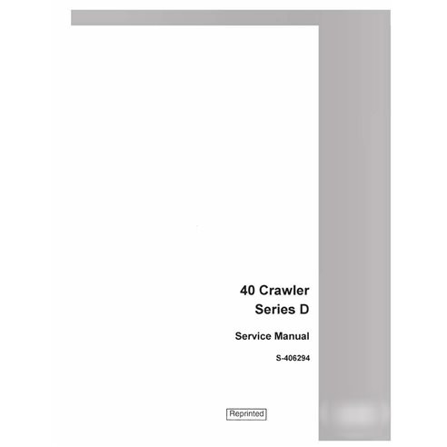Case 40D excavator pdf service manual 