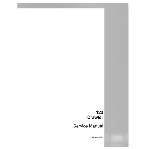 Manual de serviço em pdf do trator de esteira Case 120