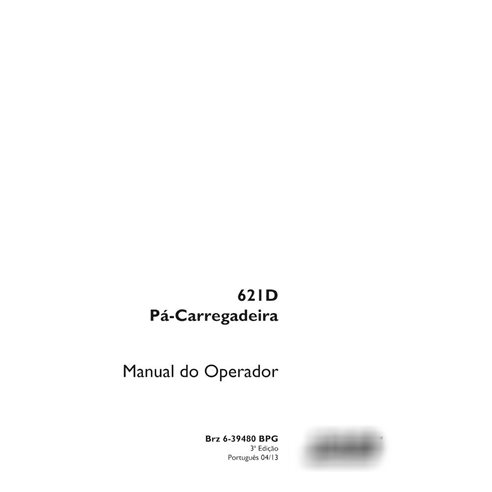 Manual do operador da carregadeira de rodas Case 621D em pdf PT