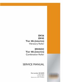 Manuel d'entretien PDF du rouleau Case DV36, DV45, DV45CC Tier 4a