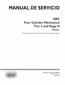 Manuel d'entretien pdf du moteur Case NEF Tier 2 ES