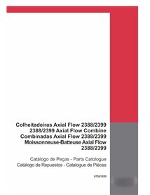 Catalogue de pièces pdf pour moissonneuse-batteuse Case 2388, 2399