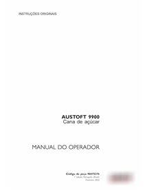 Colhedora de cana-de-açúcar Case Austoft A9900 pdf manual do operador PT