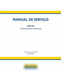 New Holland CR5.85 combine pdf service manual PT