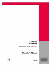 Case AFX8010 combine pdf operator's manual 