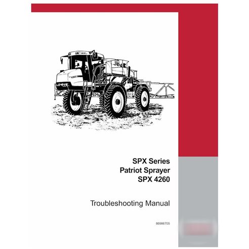 Manual de solução de problemas em pdf do pulverizador Case Patriot SPX 4260