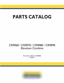 New Holland CR9060, CR9070, CR9080, CR9090 combinan catálogo de piezas en pdf