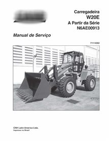 Cargador de ruedas Case W20E pdf manual de servicio PT