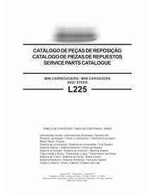 Catalogue de pièces pdf pour chargeuse compacte New Holland L225